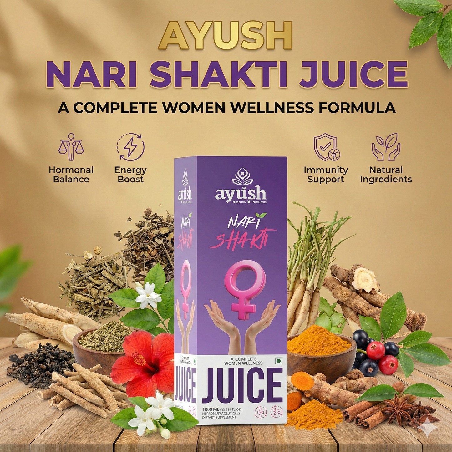 Ayush Nari Shakti Juice 1 Ltr